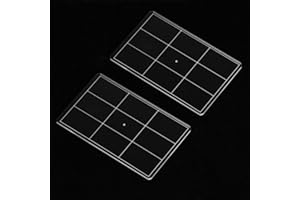 LUAATT Rule of Thirds Photography Composition Viewer Finder,2 Pack Portable Enhance Photography/Painting/Drawing View Finder,Credit Card Size