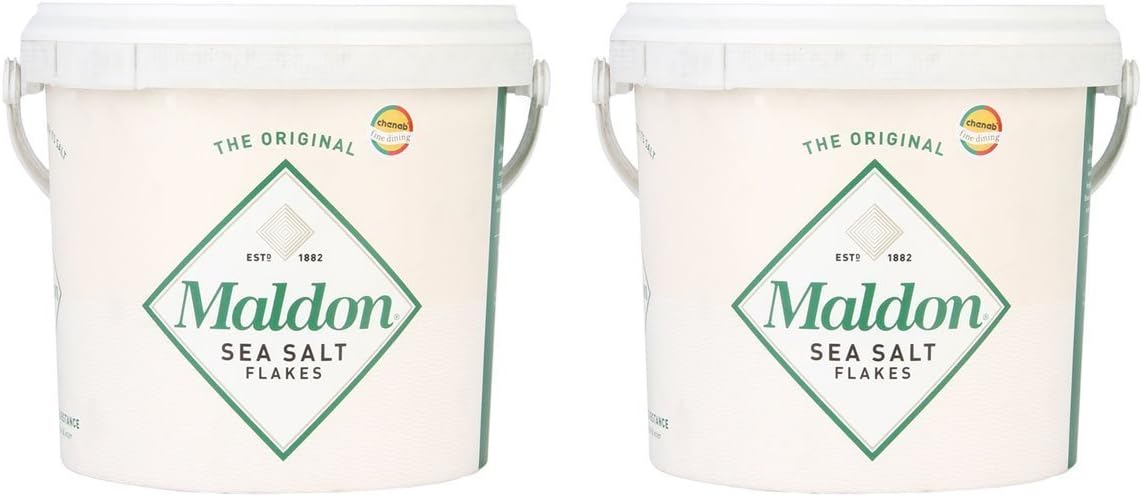 Maldon Sea Salt Flakes 1.5kg/3.3lbs Tub (3 Pack)
