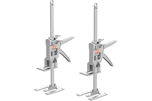 RENYINDA Labor-Saving Arm Jack Multifunctional Construction Jacks, Furniture Jacks，Lift Height 10 inches 400lb Load-Bearing for Installing Windows and Doors, Lifting Furniture, Woodworking Tools