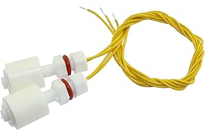 Maxmoral 2pcs M8 Plastic Float Switch Vertical Liquid Water Level Sensor for Aquariums Fish Tank DIY Measuring Tool