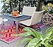 Fab Habitat Outdoor Rug - Waterproof, Fade Resistant, Crease-Free - Premium Recycled Plastic - Vintage Kilim - Porch, Deck, Balcony, Mudroom, Laundry Room, Patio - Lhasa - Orange & Violet - 3 x 5 ft