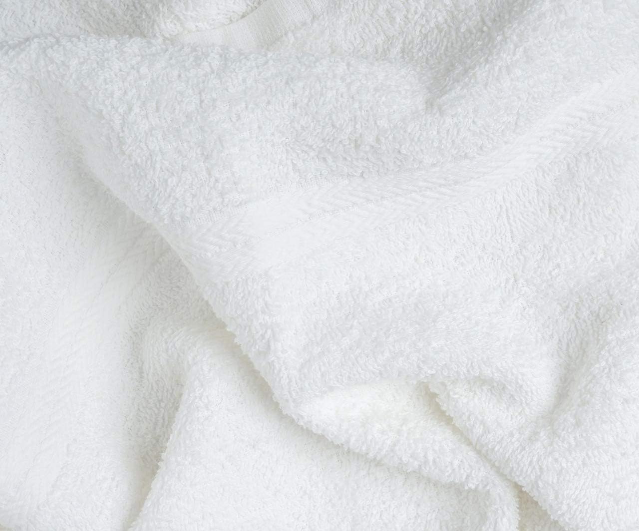 SIMPLY LOFTY 100% Cotton Bath Towels Set Pk 6-Ultra Soft Large Bath Towel-100% Cotton White Towel Set-Highly Absorbent Daily Usage Bath Towel-Ideal for Pool Home Gym Spa Hotel-Bath Towel Set 24 x 46: Home & Kitchen