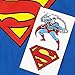 PopFunk Classic Toddler Kids Superman Classic Logo Unisex Boy Girl Short Sleeve Graphic T-Shirt & Stickers (4T)