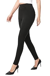 AFITNE Women's Yoga Dress Pants Skinny Pull On Work