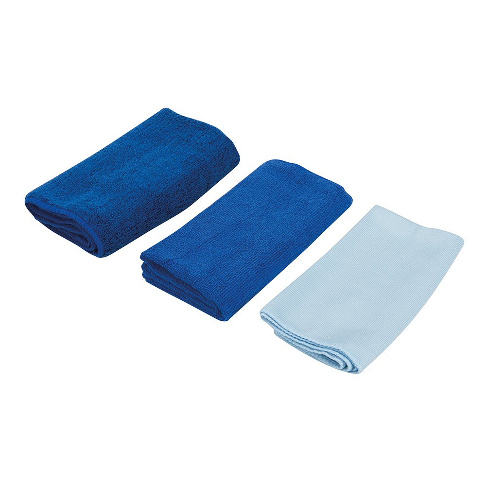 Silverline 250276 Microfibre Cloth Cleaning Set 3pce 3pce