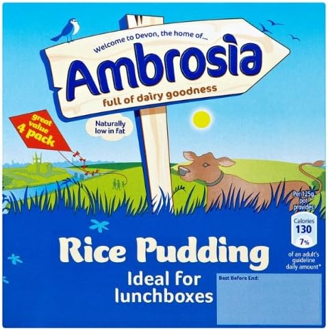 Ambrosia Rice Pudding Pots 8 x 125g