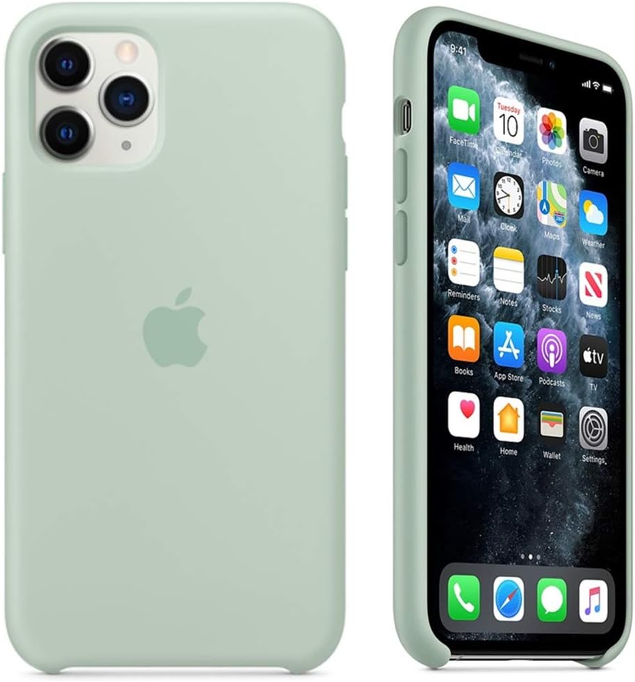 Maycase Compatible for iPhone 11 Pro Max Case, Liquid Silicone Case Compatible with iPhone 11 Pro Max (2019) 6.5 inch (Beryl)