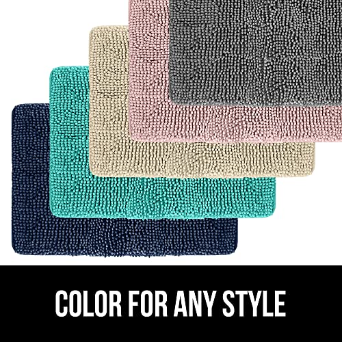 Gorilla Grip Original Luxury Chenille Bath Rug Mat, 24x42, Extra Soft