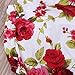 Newborn Kids Baby Girls Clothes Floral Jumpsuit Romper Playsuit + Headband Outfits (A-Red, 18-24 Months)