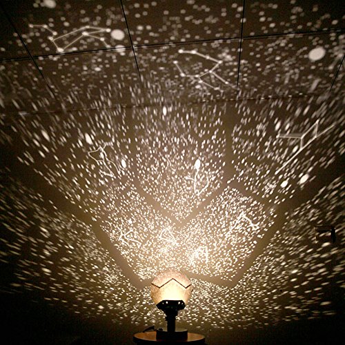 Night Light ,NNDA CO Star Astro Sky Projection Cosmos Night Light Projector 12 romantic constellation ,Plastic + Electronics,1Pc(Black)