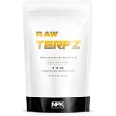 RAW Terpz Water Soluble Potassium Magnesium Fertilizer | Sulfate Mineral Supplement for Bloom Flowering &amp; Fruiting Plants | Chloride Free Potash Formula