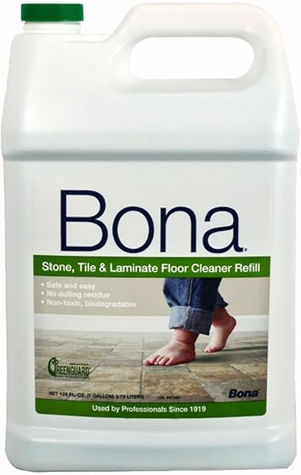 Amazon Com Bona Stone Tile And Laminate Floor Cleaner Refill 256 Ounce Health Personal Care