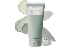 WHIPPED SEMO COMPANY Whipped Charcoal Clay Mask for Blackheads and Pores - A Deep Cleansing Vegan Facial Cleanser and Exfoliating Korean Skincare Face Wash
