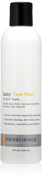 MENSCIENCE ANDROCEUTICALS DAILY FACE WASH, 8 FL OZ