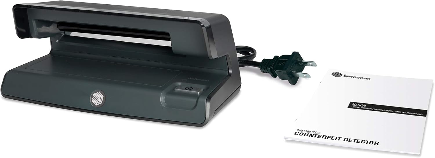 Safescan 50 - UV Counterfeit bill detector for bills, credit cards and ID's : Office Products