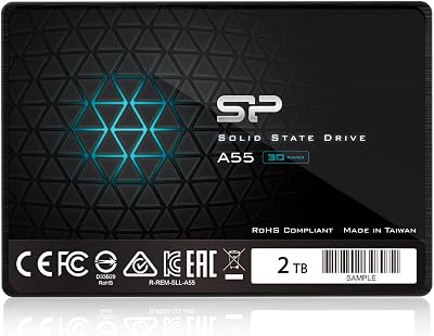 Silicon Power 2TB SSD A55 3D NAND 2.5 Inch SATA III 7mm Internal