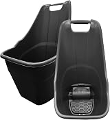 STAR SUPPLIES Multipurpose Lightweight Plastic Rolling Wheelbarrow 55 Litre view 1