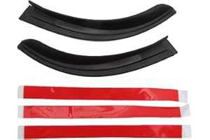 Car Roof Rainwater Diverter Guard Rain Gutter Extensions ABS Rainwater Deflector for JL 2018‑2021Black(Black)