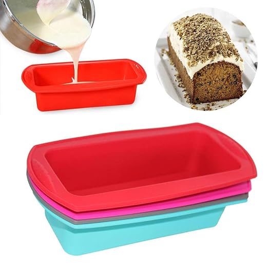 Molde rectangular de silicona para tartas y tartas, molde de ...