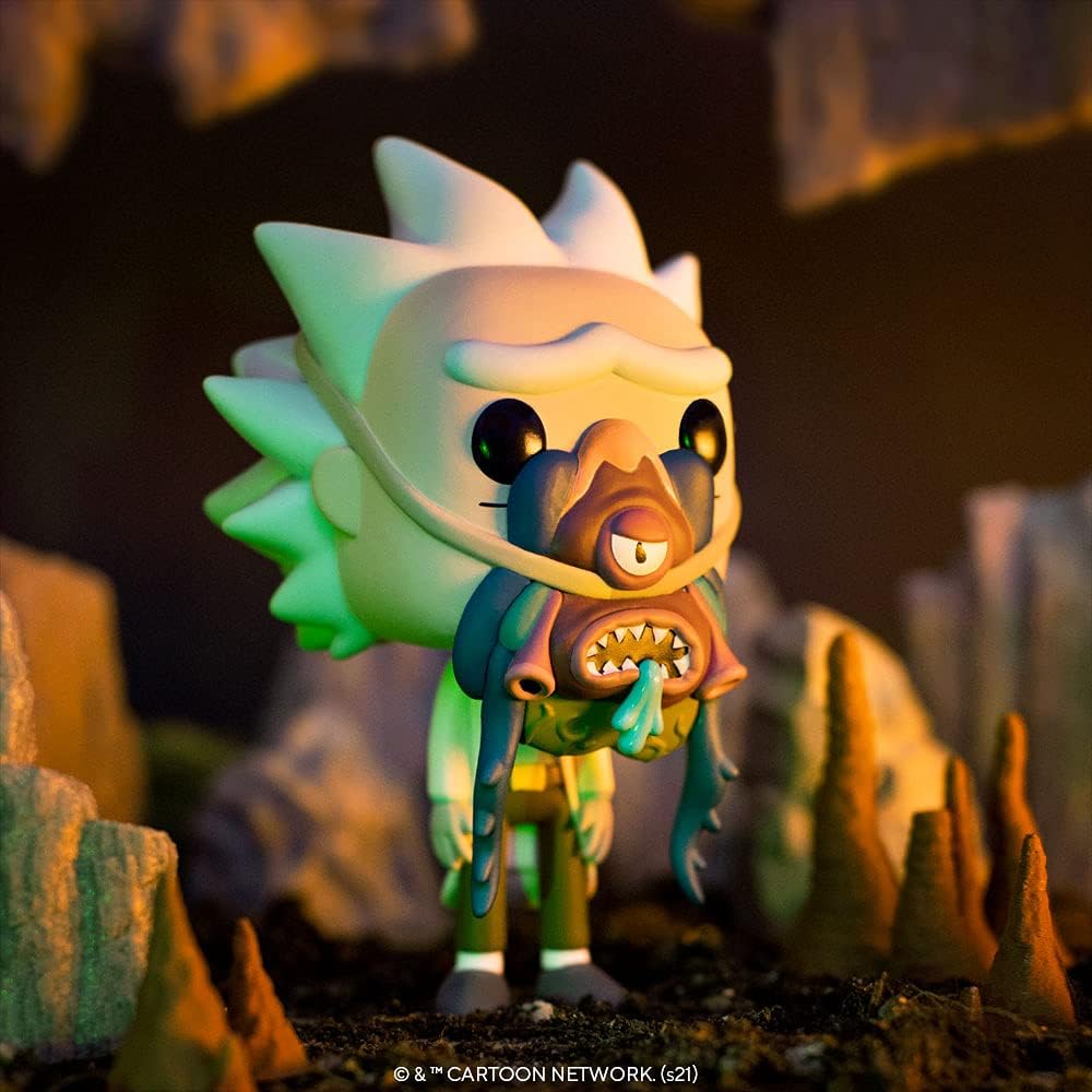 Funko POP! Animation: Rick Sanchez & Morty, Rick Sanchez With Glorzo Morty Vinyl, Rick and Morty, Collectable Vinyl Figure - Image 4