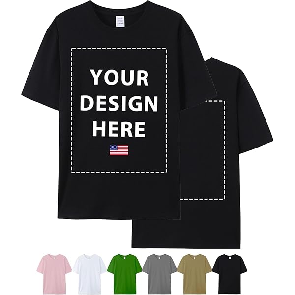 Custom Front & Back T-Shirt | Design Your Own | YourBrandNameHere