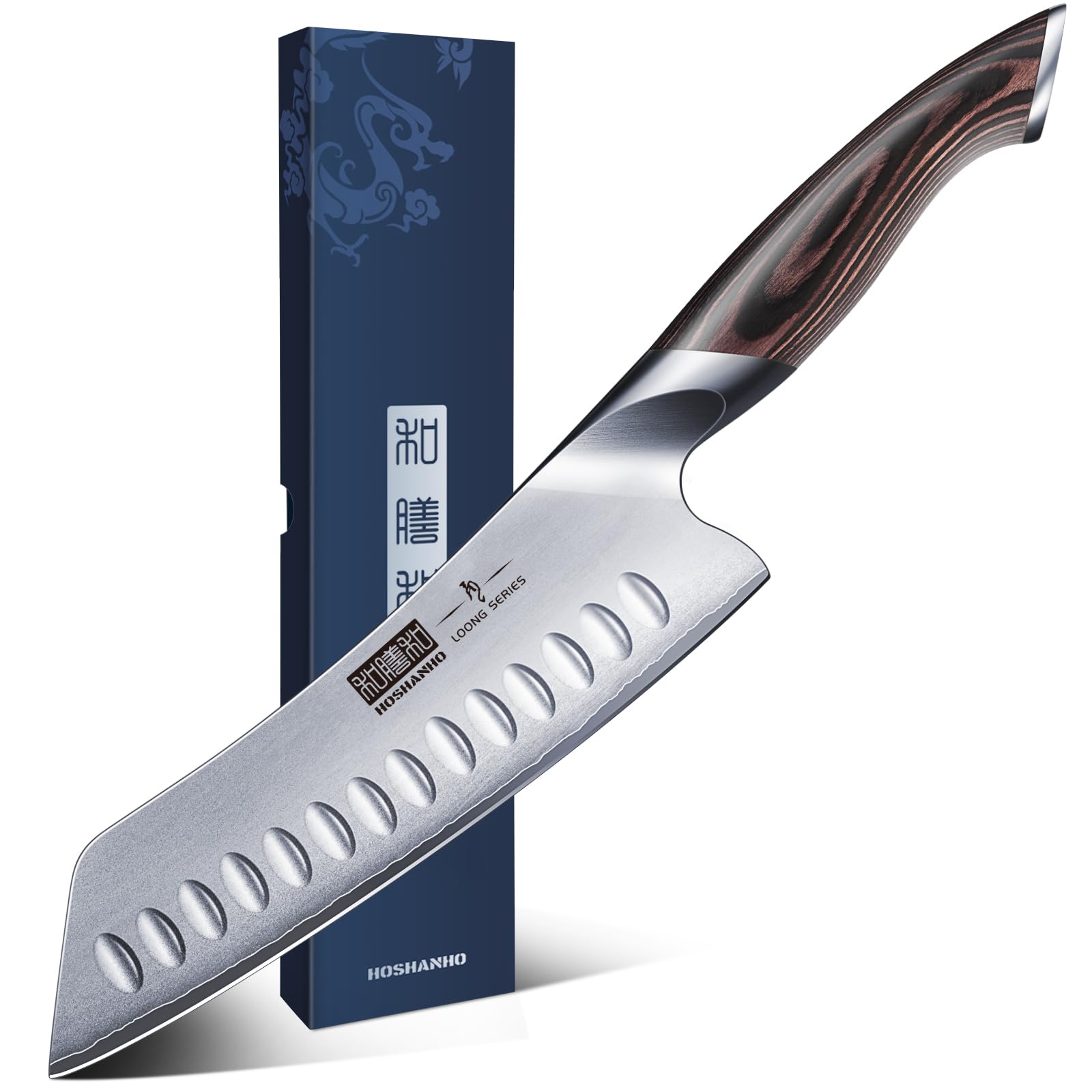 HOSHANHO Santoku Messer, Ultra Scharfe Küchenmesser Kochmesser