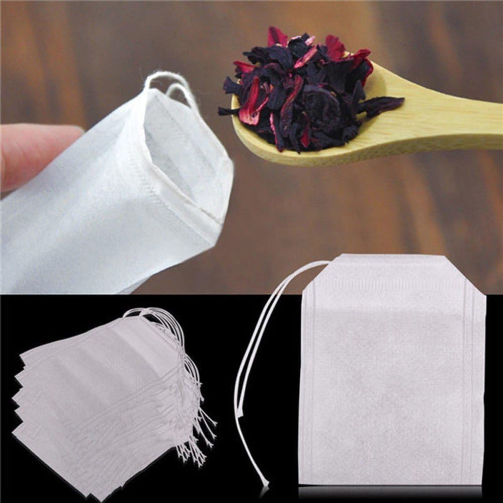 100 Pieces Tea bag Tea Filter Bags 5x7cm
