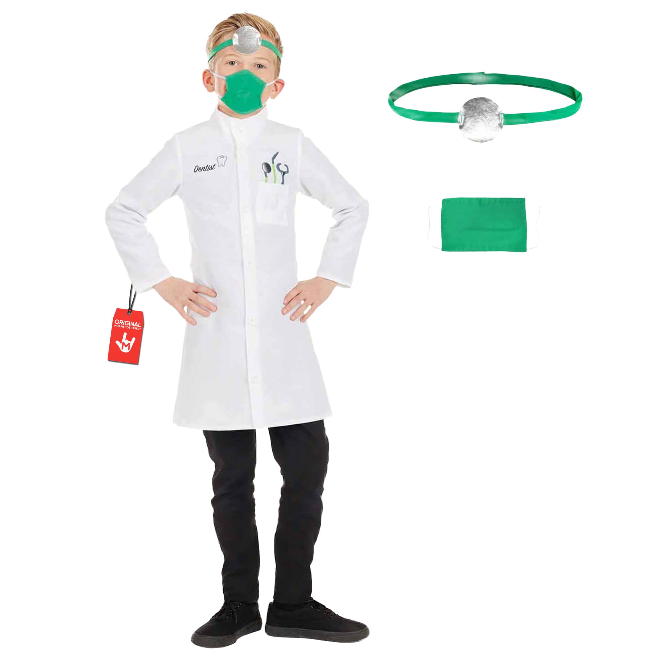 Fun Shack Dentist Costume for Kids, Kids Dentist Costume, World Book Day Costumes for Boys, Medium