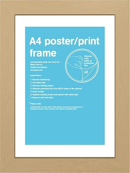 Amazon Com Gb Eye Fma4a1ok 29 7 X 21 Cm Oak Frame