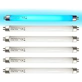 Celiwace 6 Pack UVA-BL T5 6W 32050 F6T5/BL Replacement Bulb Fluorescent Light Tube 6 watt for DynaTrap DT2000XL,DT2000XLP and DT3012, 9 Inches