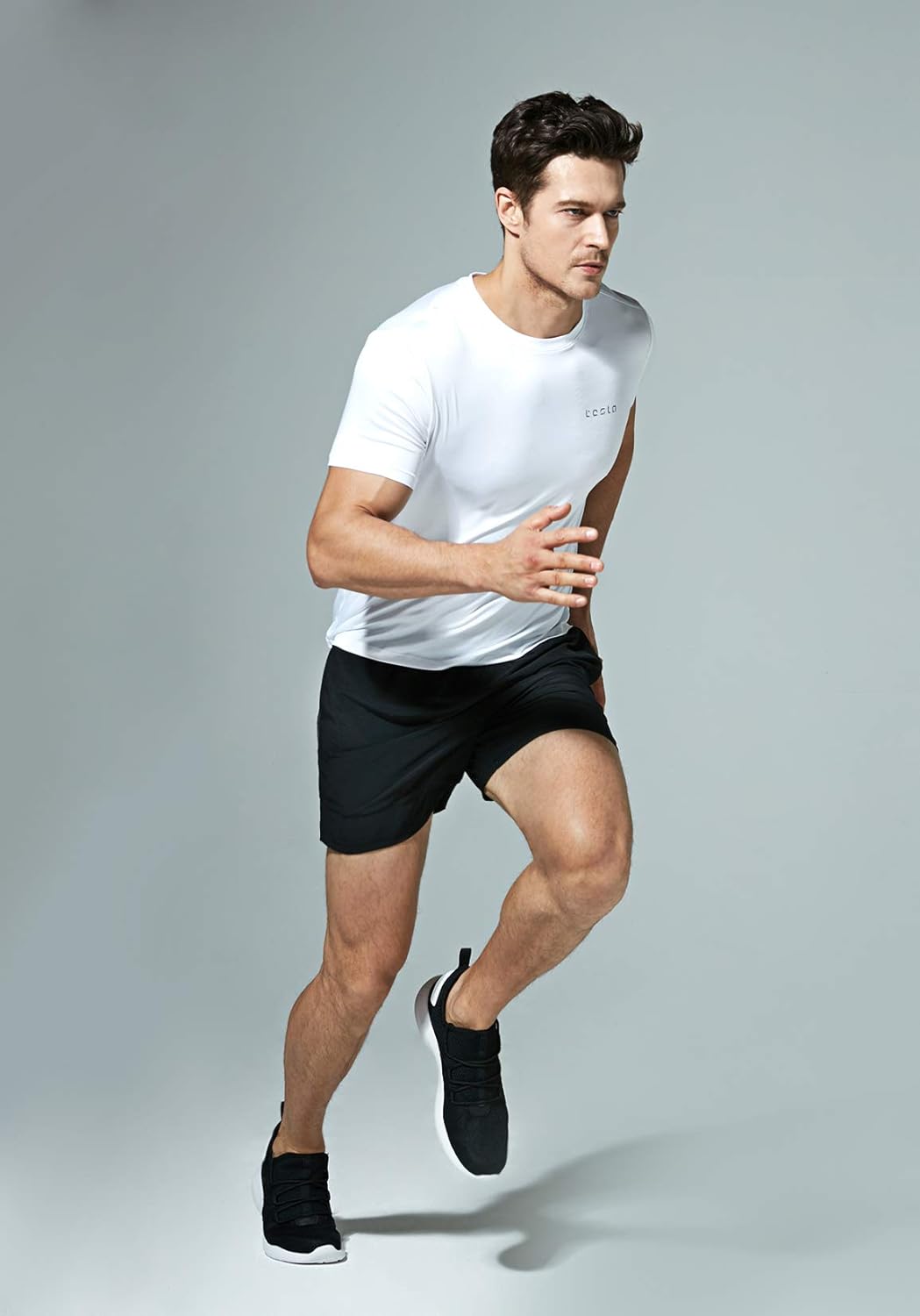 TSLA Men's Active Running Shorts, Training Exercise Workout Shorts, Quick Dry Gym Athletic Shorts with Pockets: Clothing