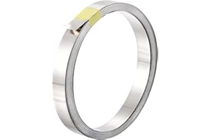 MECCANIXITY 1 Roll 10 Meter Nickel-Plated Steel Strip, Connecting Plate Steel Tape for Battery and Spot Welding, 10x0.1mm(WxT