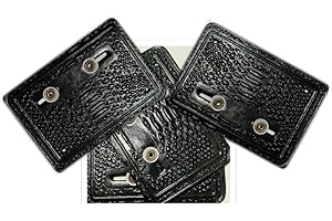 Generic Pack of 4 Wrestlers Belt Wall Mount Leather Wall Hanger Black Pack of Four Improved Version