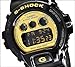 Casio - G-Shock - Mirrored Style - DW6900-CB Series - Black w/ Gold Face , One Size