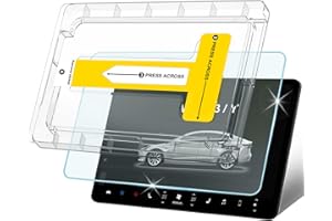 sproerden Tempered Glass Screen Protector for Tesla Model 3(2017-2023)/Model Y(2020-2024) 15'' Touchscreen Auto Align Attachment 9H Matte, Anti-Glare, Fingerprint Resistant