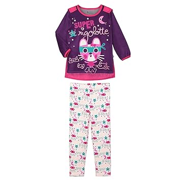 Pyjama Madchen Langarm Stecken Super Ganzen Sachen Abnehmbarem Umhang Grosse 4 5 Jahre 104 110 Cm Amazon De Baby