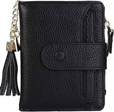 womens trifold wallet with coin purse