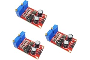 Ferwooh 3PCS NE555 Duty Cycle Frequency Adjustable Square Wave Signal Generator Stepper Motor Drive Module Board