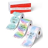 M110 Thermal Labels Round - 1.96"(50MM) Original M100 Print Master Label Refill Compatible with Phomemo M100 M110 M220 M221 M160 M250 N20 Labels Maker, Gradient Sticker for DIY, Logo, Barcode,3 Rolls