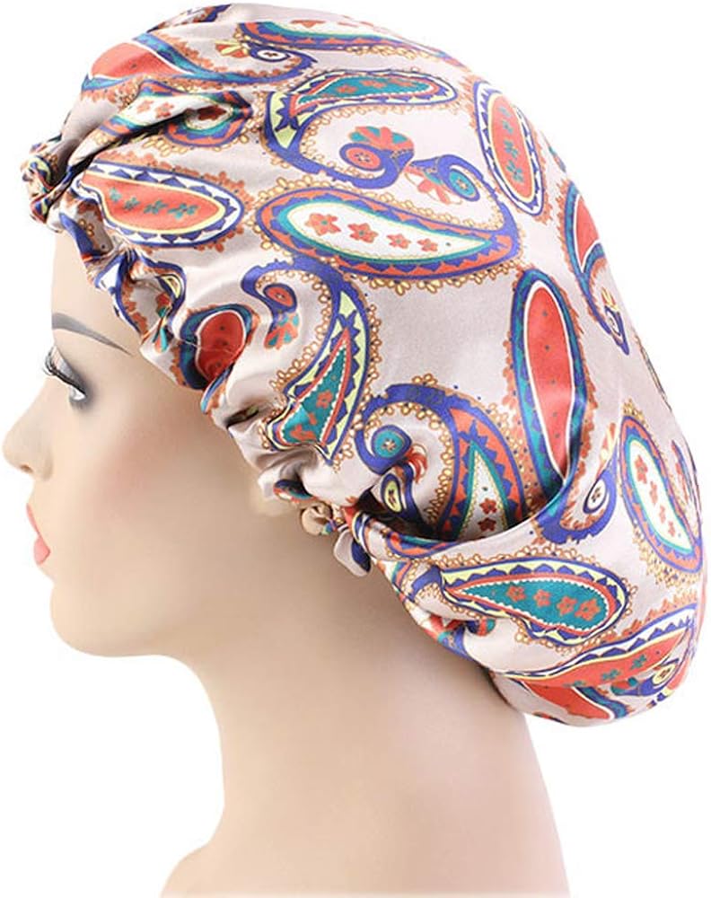 Bonnet Cheveux Longs, Bonnet Pour Dormir, Pour Tresses, Double Couche, Réglable, Bonnet Satiné, Beurre De Cheveux, Foulard De Nuit, Bonnet Bébé, Cravates - France