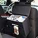 Red Earth Naturals Car Garbage Can with Lid: Large Black Leakproof Weighted - Car Trash Can Keeps Vehicle Clutter Free