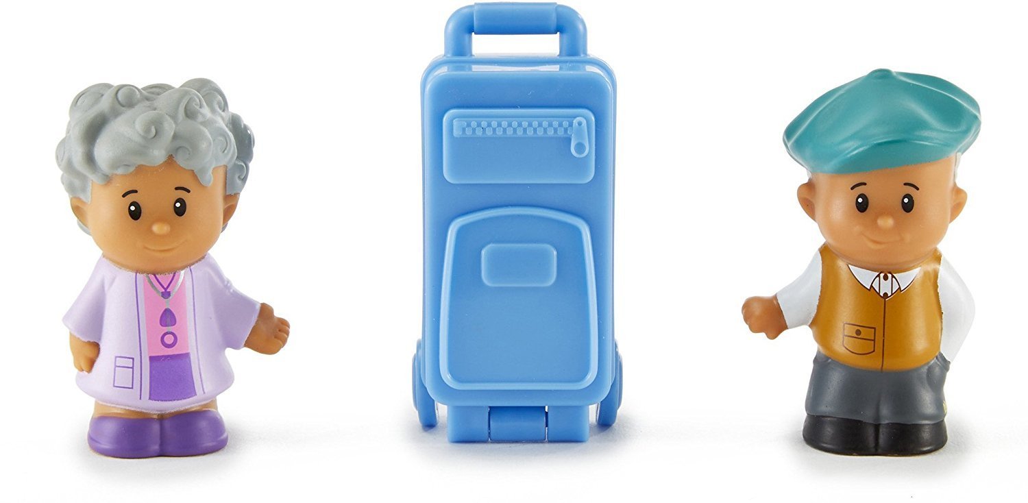 Fisher-Price – Tube Figures Little People, Travel (Mattel P8718)