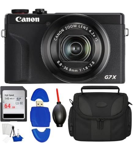 Amazon.com : Canon PowerShot G7 X Mark III Digital Camera (Black