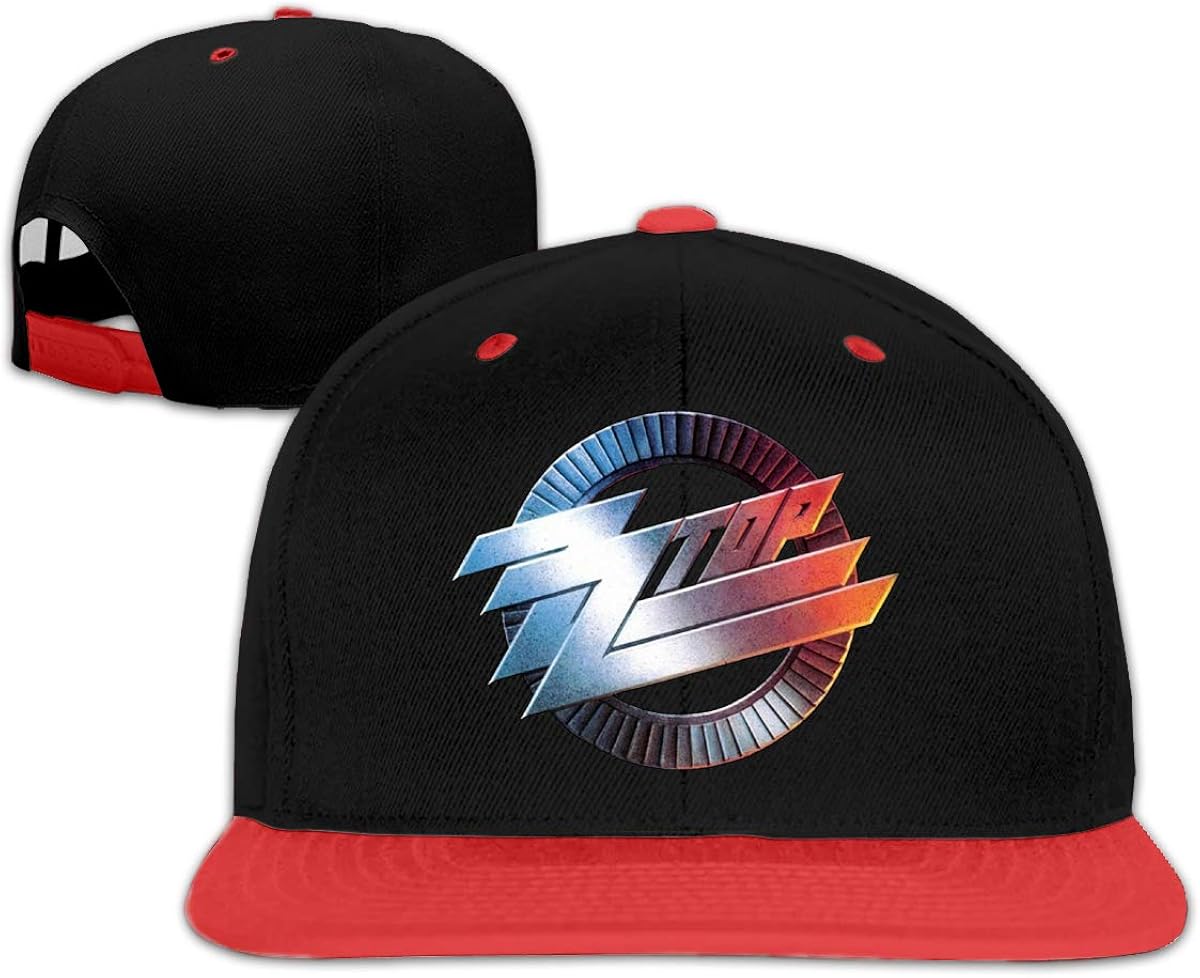 ZZ Top Adult Adjustable Baseball Cap Unisex Hip Hop Hats Red Clothing