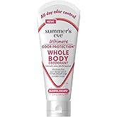 Summer's Eve Blissful Escape Whole Body Deodorant for Women, Aluminum-Free Ultimate Odor Control Cream, 3 Oz