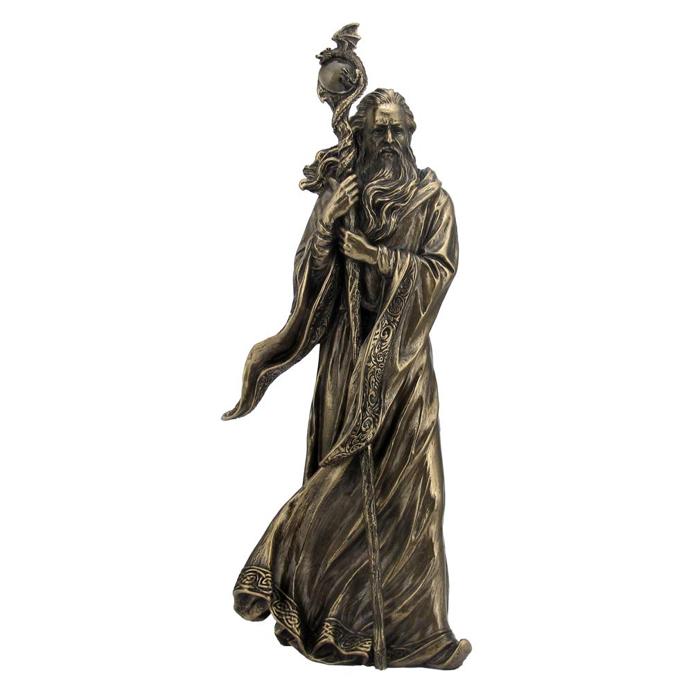 Nemesis Now Merlin Bronze Figurine 28cm, Resin, One Size — image 1