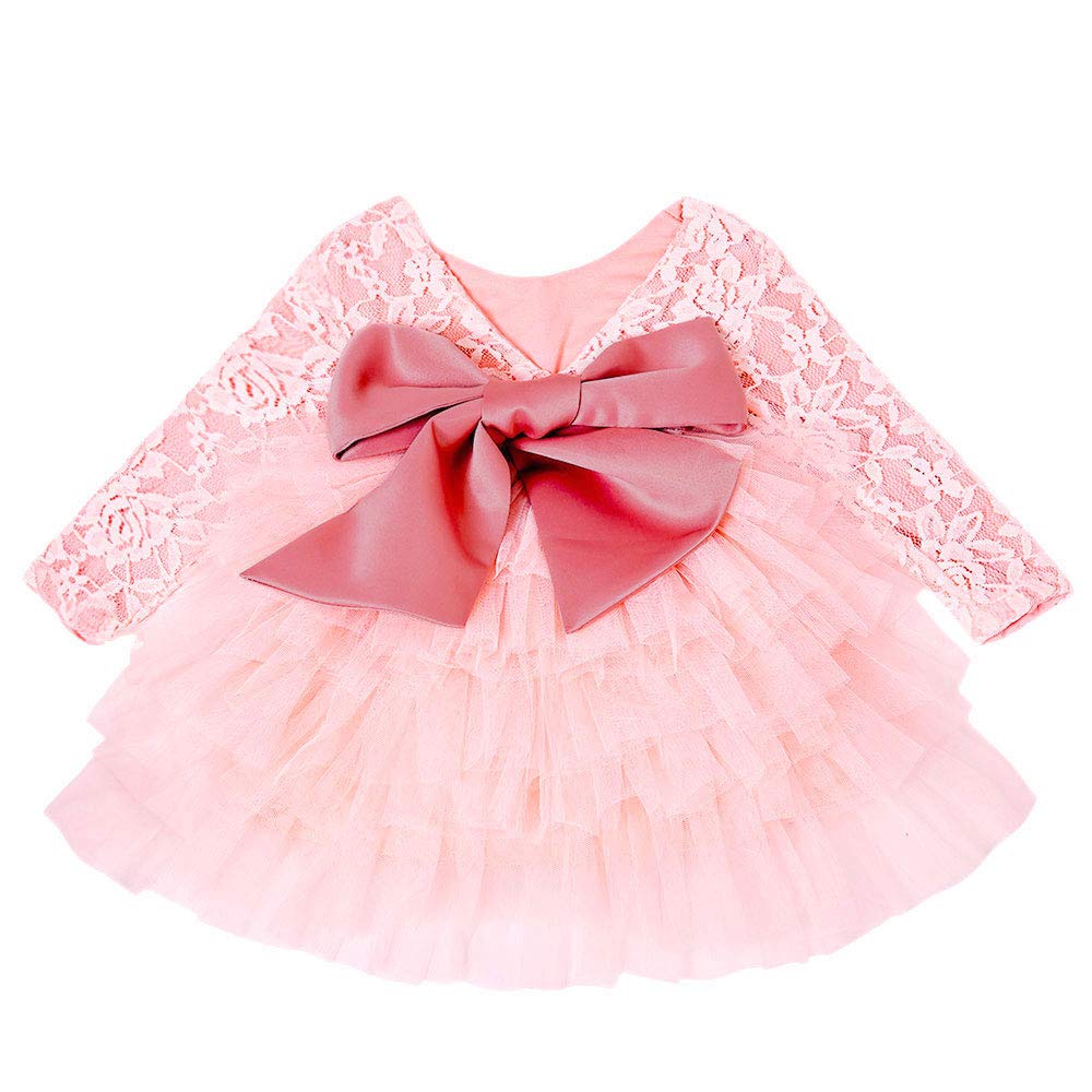 Cilucu Baby Girls Dress Toddler Kids Party Dress