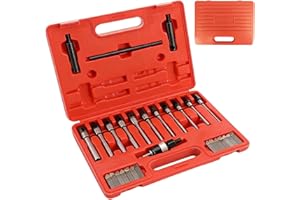Pansente 29-Piece Valve Seat Cutter Set 22-63mm Valve Seat Cutter Kit 15°-90° Angle Reamer Tools Suitable for Automotive Repa