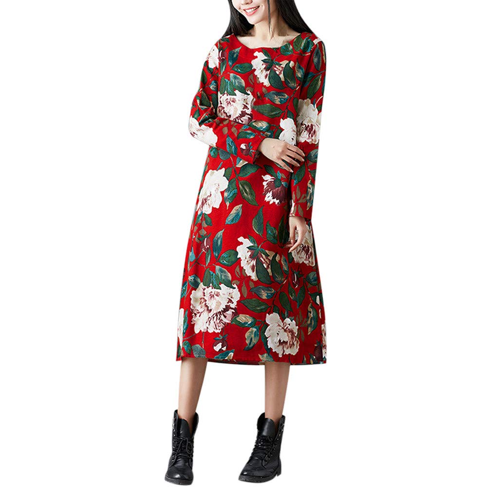 colourful midi dress