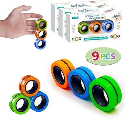 magnetic finger spinner